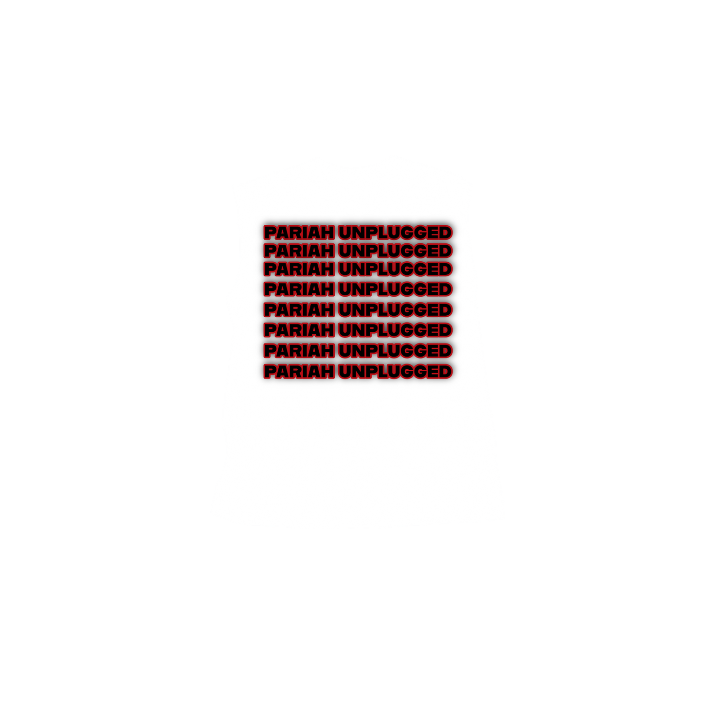 White Cross Muscle Tee